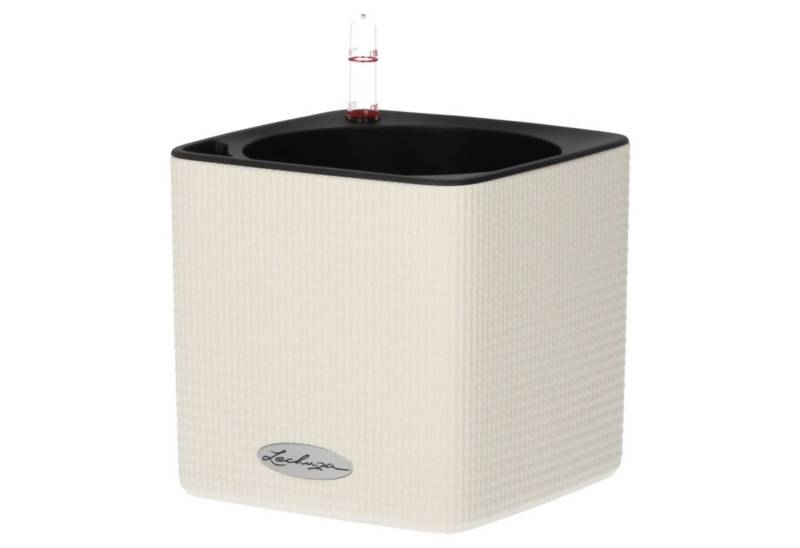 Lechuza® Blumentopf Cube Color 14 - weiß AIO Komplettset von Lechuza