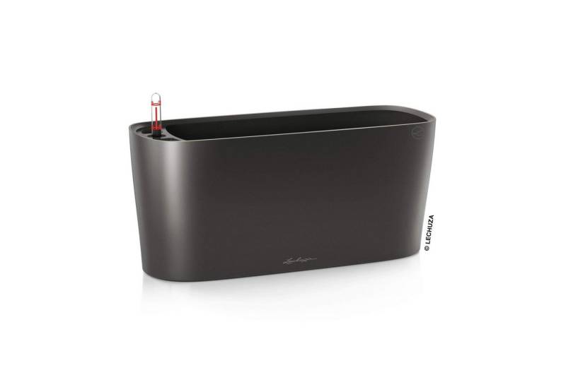 Lechuza® Blumentopf Delta 20 - anthrazit metallic, mit Wasserspeicher von Lechuza