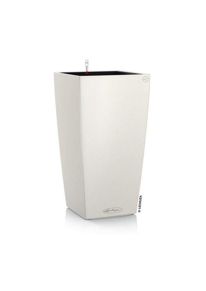 Lechuza® Pflanzkübel Cubico Color 22 - weiss matt AIO Komplettset von Lechuza