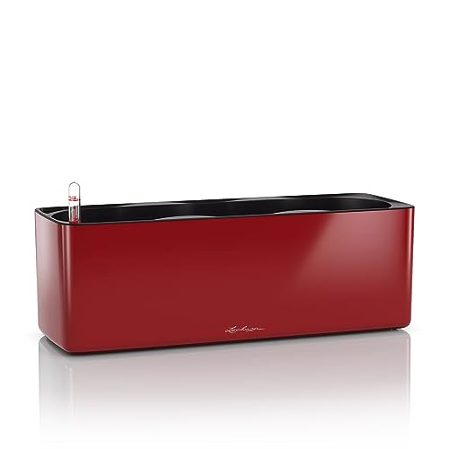 LECHUZA CUBE Glossy Triple scarlet rot highgloss 13672 von Lechuza