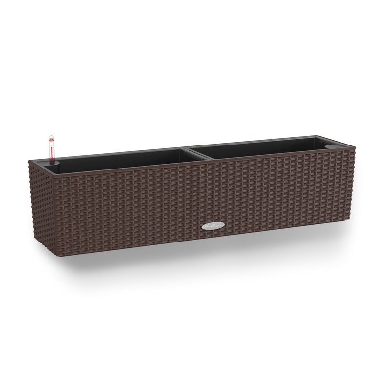 Lechuza Balkonkasten BALCONERA Cottage 80 cm, mokka von Lechuza