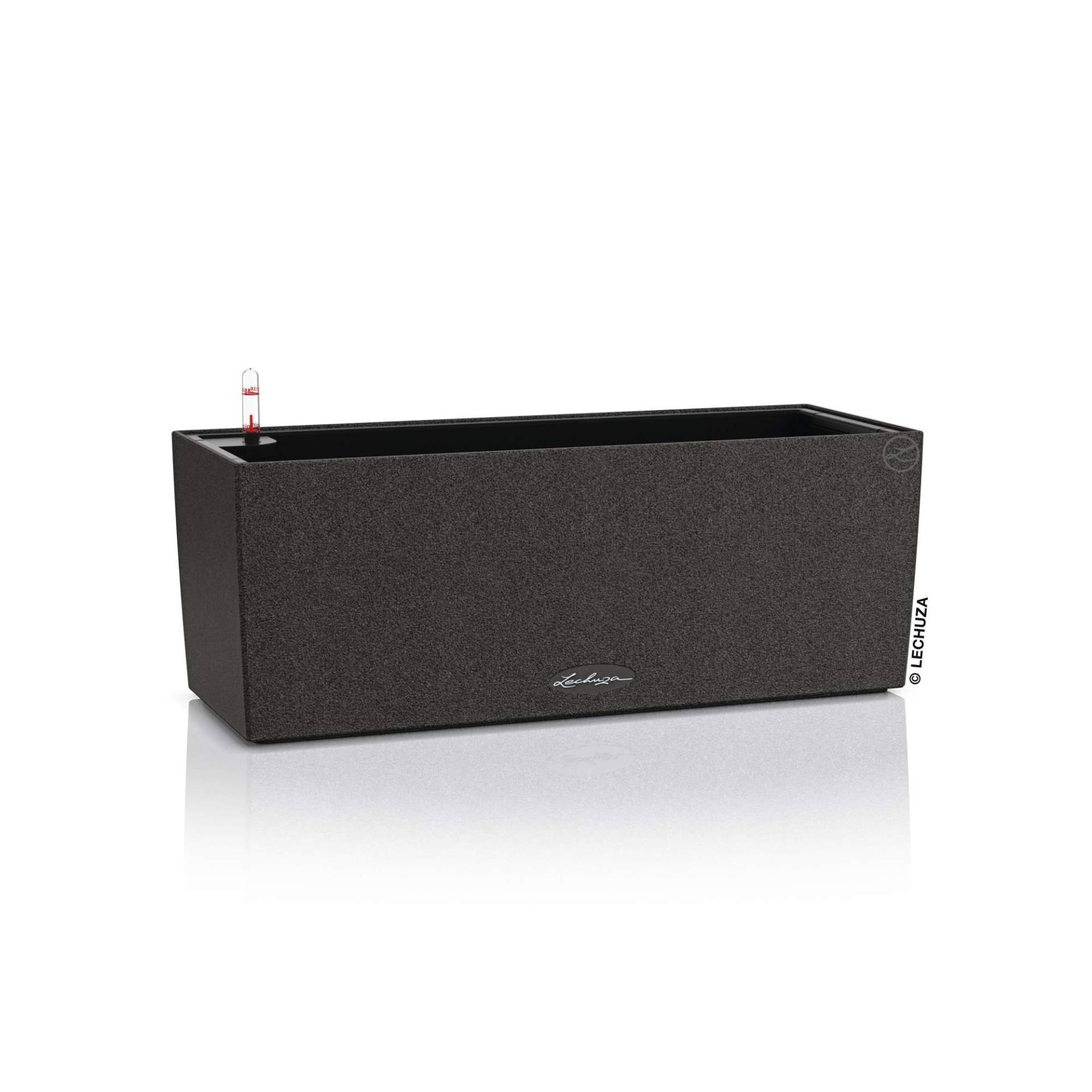 Lechuza Blumenkasten Balconera Stone 50 graphitschwarz von geobra Brandstätter Stiftung & Co. KG LECHUZA