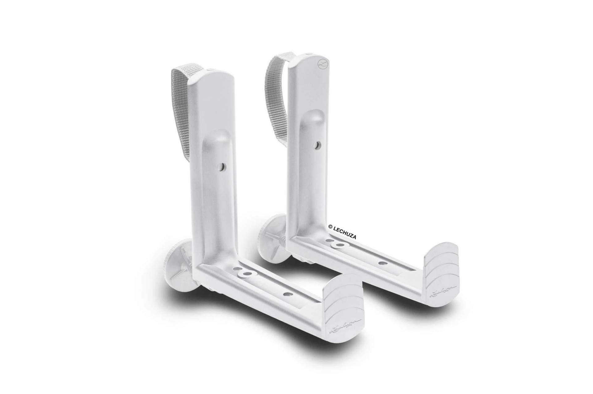 Lechuza Blumenkastenhalter Balconera 2er-Set weiß 19030 von geobra Brandstätter Stiftung & Co. KG LECHUZA