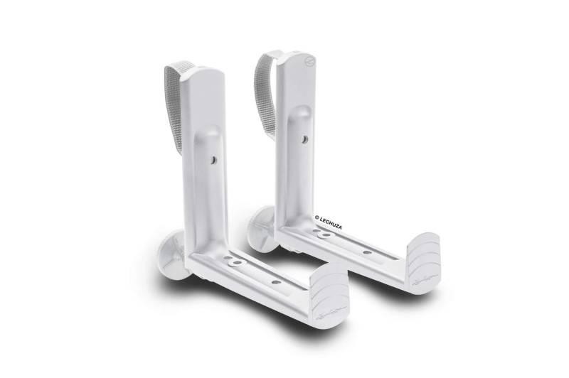 Lechuza Blumenkastenhalter Balconera 2er-Set weiß 19030 von geobra Brandstätter Stiftung & Co. KG LECHUZA