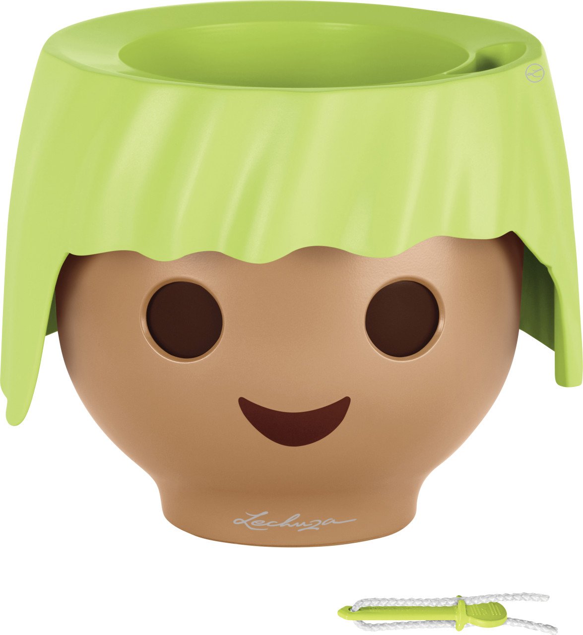 Lechuza Blumentopf Playmobil®Ojo Ø 21 cm apple green von Lechuza