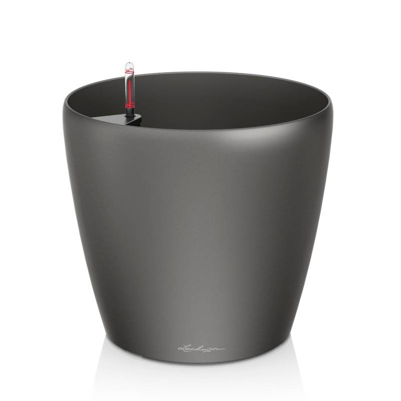 Lechuza Blumentopf groß Classico 60 anthrazit metallic Lechuza Blumentopf groß Classico 60 anthrazit metallic von geobra Brandstätter Stiftung & Co. KG LECHUZA
