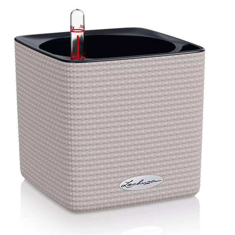 Lechuza Blumentopf klein Cube Color 14 sandbraun von geobra Brandstätter Stiftung & Co. KG LECHUZA