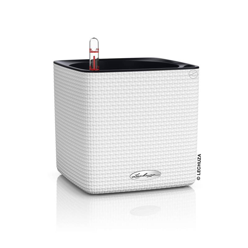 Lechuza Blumentopf klein Cube Color 16 weiß Lechuza Blumentopf klein Cube Color 16 weiß von geobra Brandstätter Stiftung & Co. KG LECHUZA