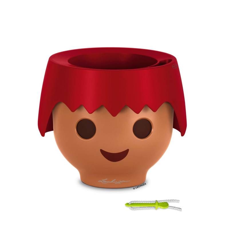 Lechuza Blumentopf klein OJO fire red rot 19046 von geobra Brandstätter Stiftung & Co. KG LECHUZA