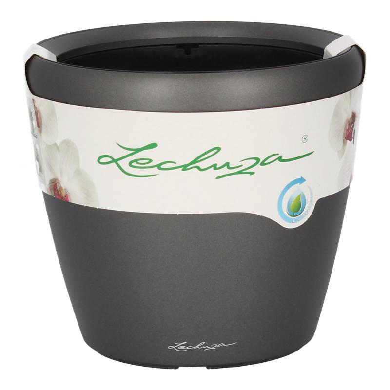 Lechuza Blumentopf rund Classico 21 LS anthrazit metallic Lechuza Blumentopf rund Classico 21 LS anthrazit metallic von geobra Brandstätter Stiftung & Co. KG LECHUZA