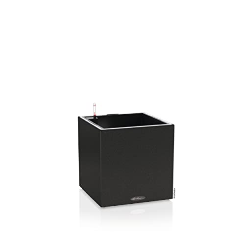 Lechuza Canto Stone 40 LED Low All-in-One Set graphitschwarz 13692 von Lechuza