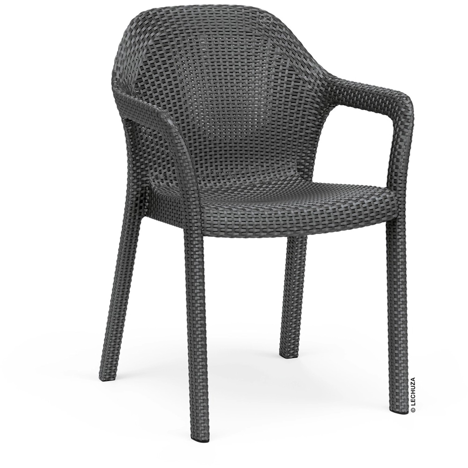 Lechuza Essstuhl Granit 84 x 58 x 57 cm (HxBxL) von Lechuza