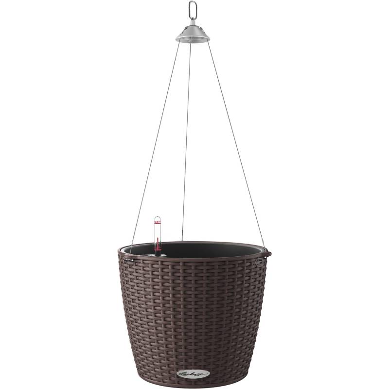 Lechuza Hängeampel Nido Cottage Ø 27 cm x 23 cm Mokka von Lechuza