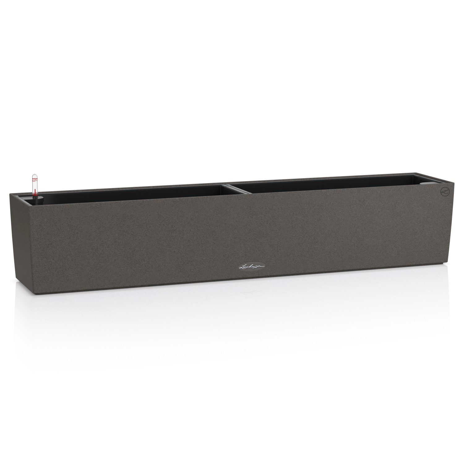 Lechuza Pflanzgefäß Balconera Stone 40 cm x 19 cm Graphit-Schwarz Lechuza Pflanzgefäß Balconera Stone 40 cm x 19 cm Graphit-Schwarz von Lechuza
