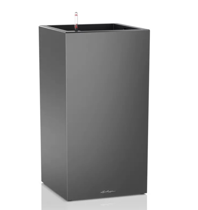 Lechuza Pflanzgefäß Canto Premium 40 high anthrazit metallic von Lechuza