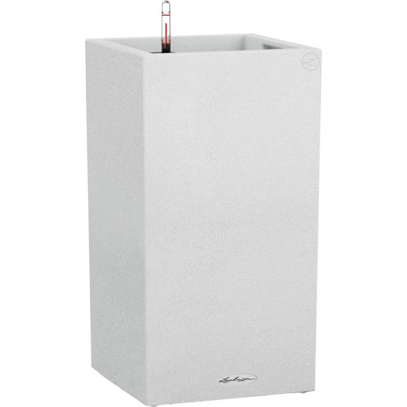Lechuza Pflanzgefäß Canto Stone high 30 Quarzweiß 30 cm x 56 cm von Lechuza