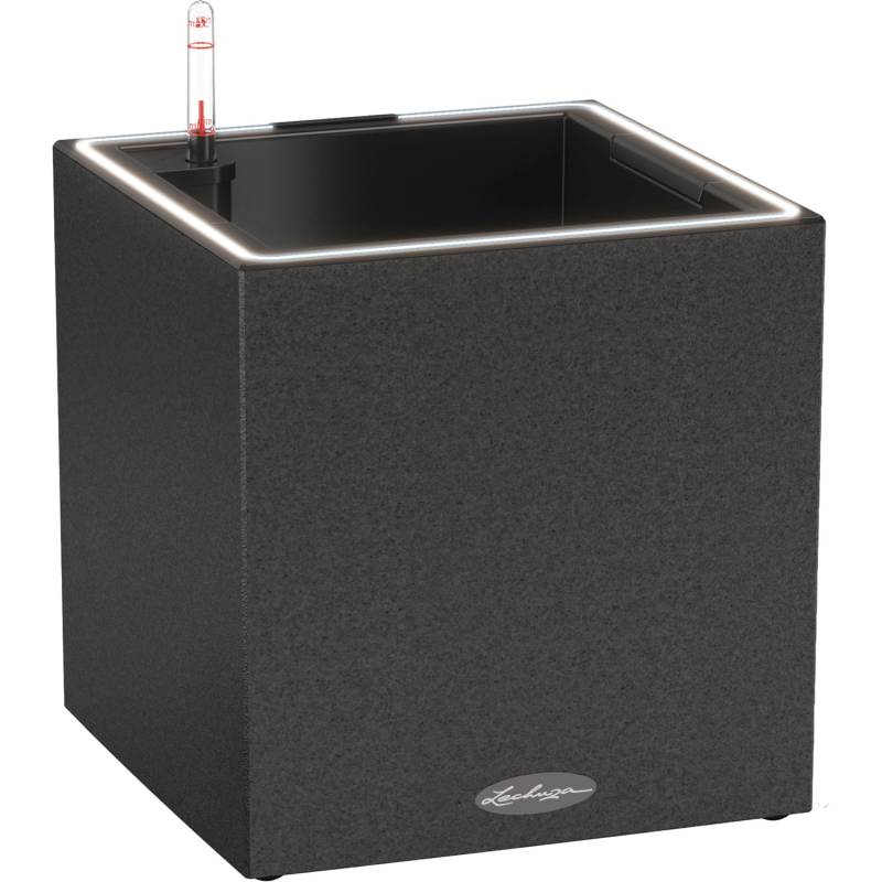 Lechuza Pflanzgefäß Canto Stone low LED 30 Graphitschwarz 30x30 cm mit Lichtband Lechuza Pflanzgefäß Canto Stone low LED 30 Graphitschwarz 30x30 cm mit Lichtband von Lechuza