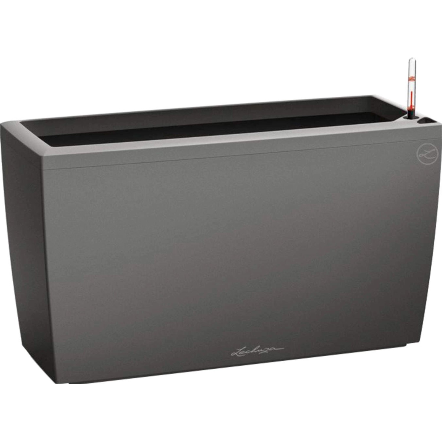 Lechuza Pflanzgefäß Cararo Premium 75 cm x 30 cm Anthrazit metallic von Lechuza
