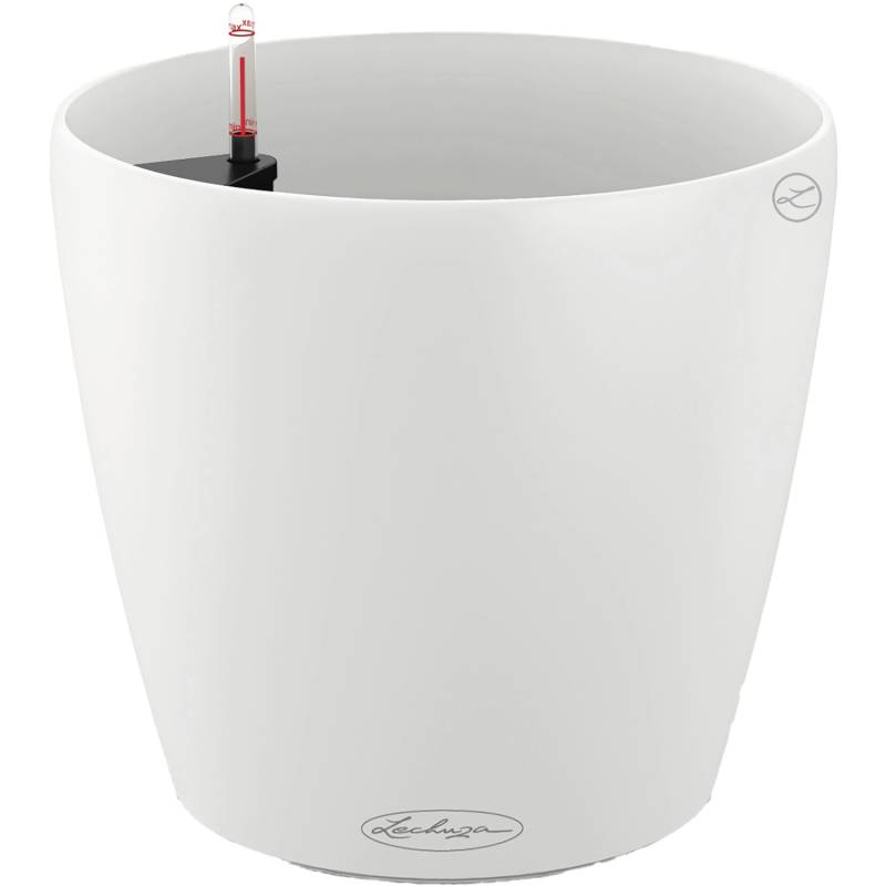 Lechuza Pflanzgefäß Classico Color 28 Weiß Ø 28 cm von Lechuza