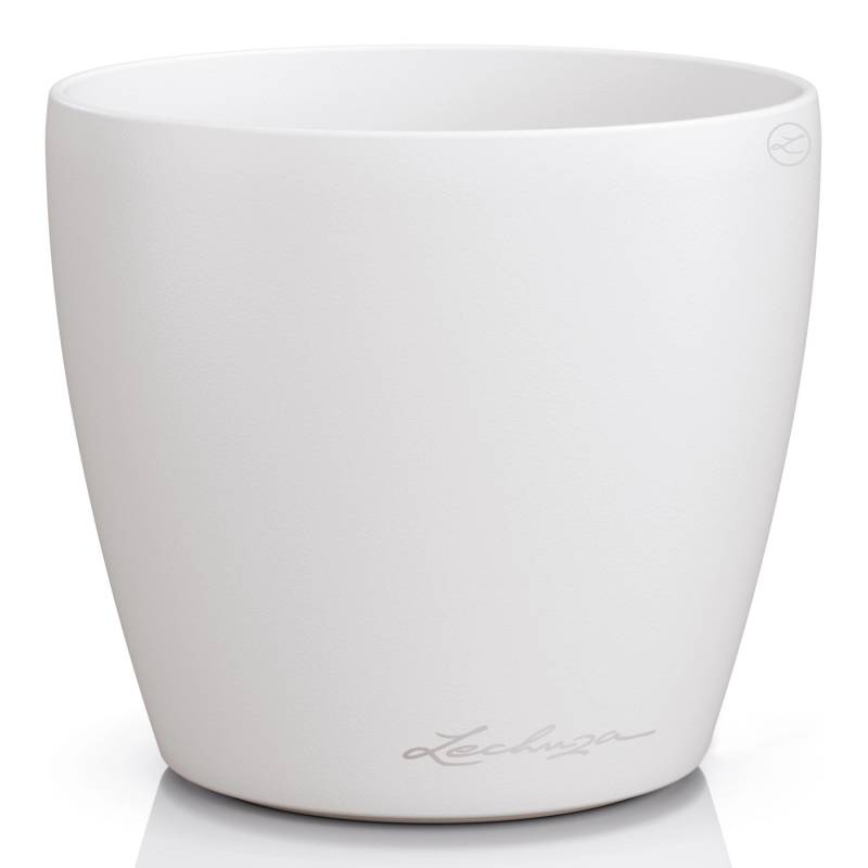 Lechuza Pflanzgefäß Classico Color Ø 13 cm x 12 cm Single Weiß von Lechuza