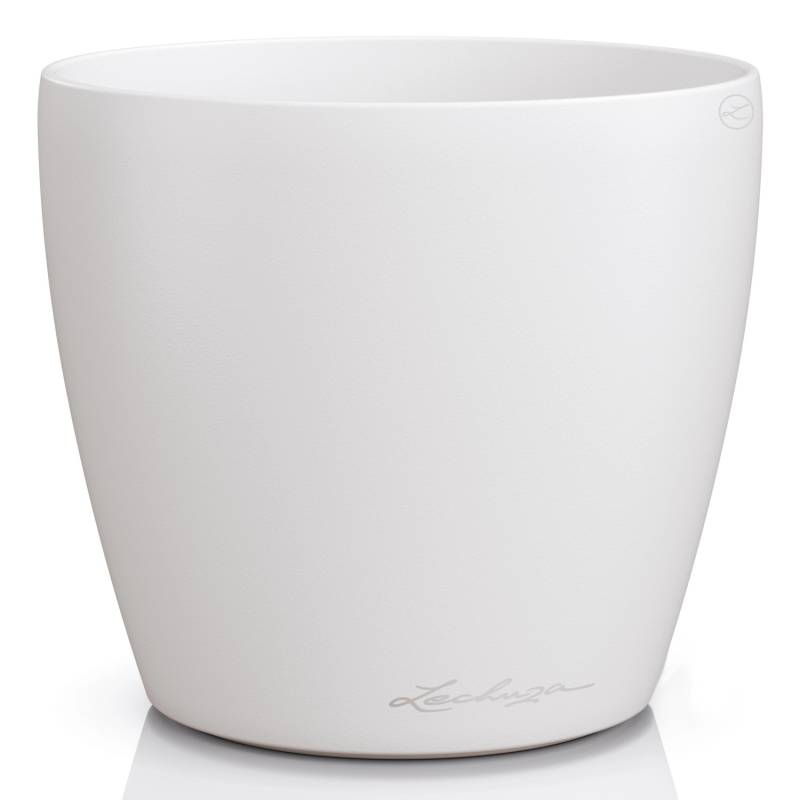 Lechuza Pflanzgefäß Classico Color Ø 15 cm x 13,5 cm Single Weiß von Lechuza