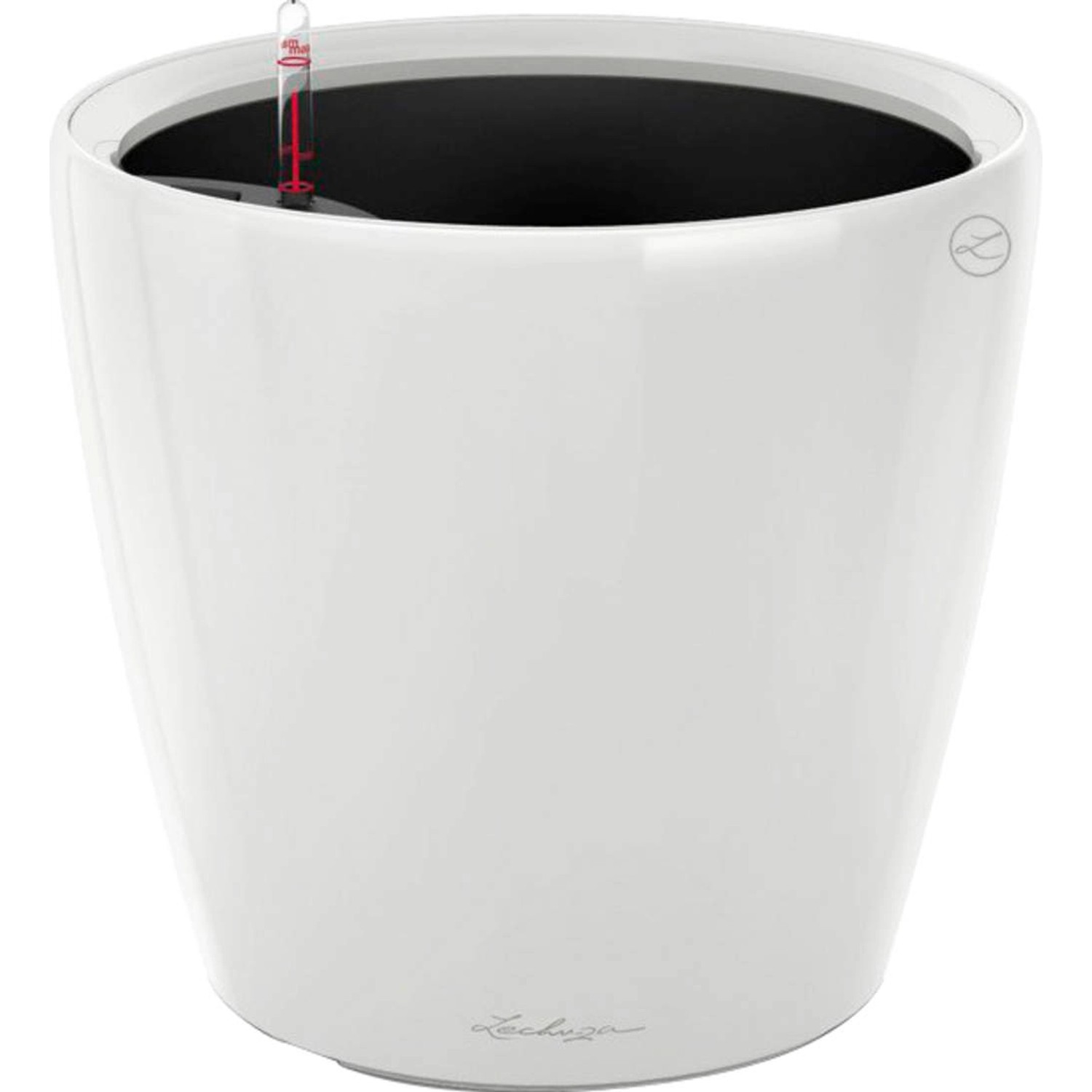 Lechuza Pflanzgefäß Classico Premium LS Ø 50 cm x 47 cm Weiß hochglanz von Lechuza