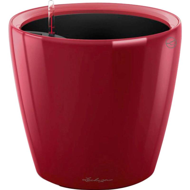 Lechuza Pflanzgefäß Classico Premium LS Ø 28 cm x 26 cm Scarlet Rot hochglanz von Lechuza