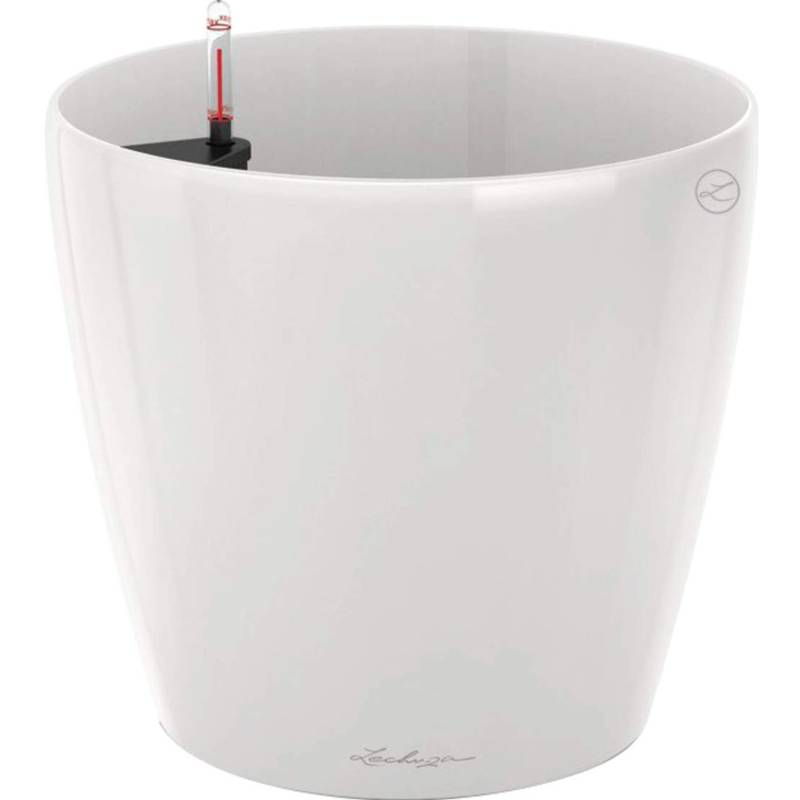 Lechuza Pflanzgefäß Classico Premium Ø 70 cm x 65 cm Weiß hochglanz von Lechuza