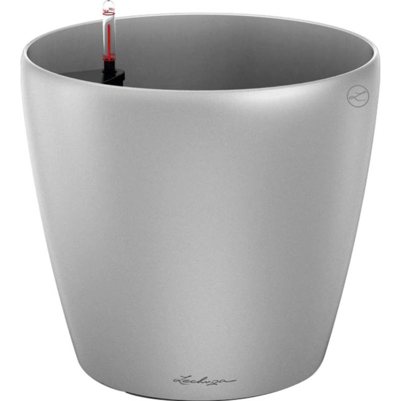 Lechuza Pflanzgefäß Classico Premium Ø 70 cm x 65 cm Silber metallic von Lechuza