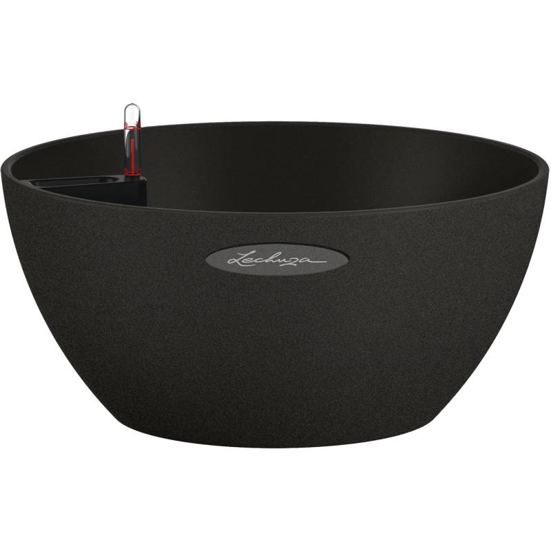 Lechuza Pflanzgefäß Cubeto Stone 30 Graphitschwarz Ø 30 cm von Lechuza