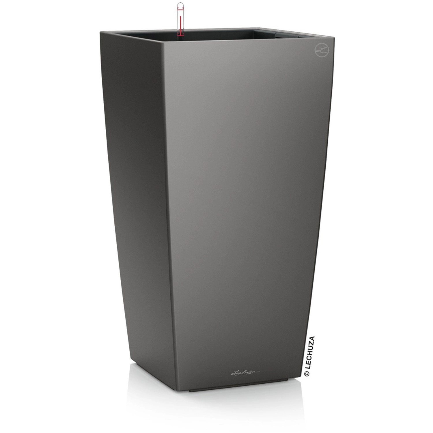 Lechuza Pflanzgefäß Cubico Premium 30 Anthrazit metallic 30 cm x 30 cm Lechuza Pflanzgefäß Cubico Premium 30 Anthrazit metallic 30 cm x 30 cm von Lechuza