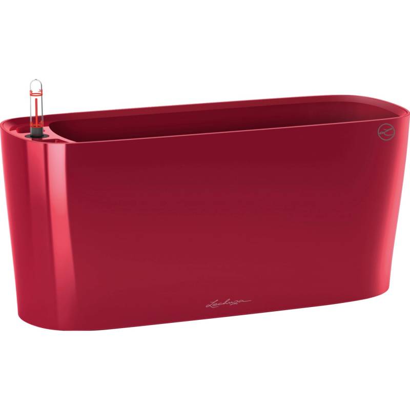 Lechuza Pflanzgefäß Delta 20 Scarlet rot hochglanz 40 cm x 15 cm von Lechuza