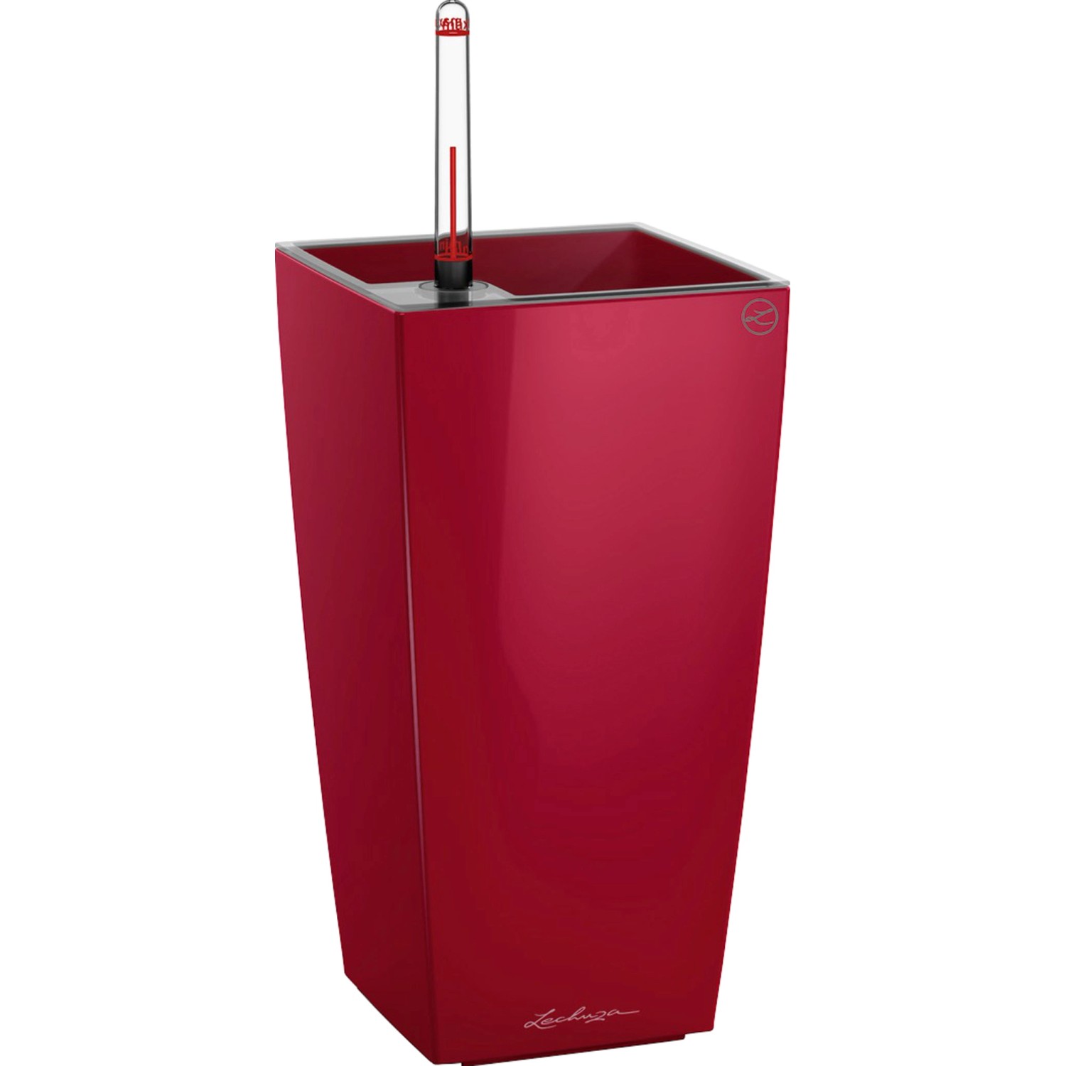 Lechuza Pflanzgefäß Maxi-Cubi Scarlet Rot hochglanz 14 cm x 14 cm Lechuza Pflanzgefäß Maxi-Cubi Scarlet Rot hochglanz 14 cm x 14 cm von Lechuza