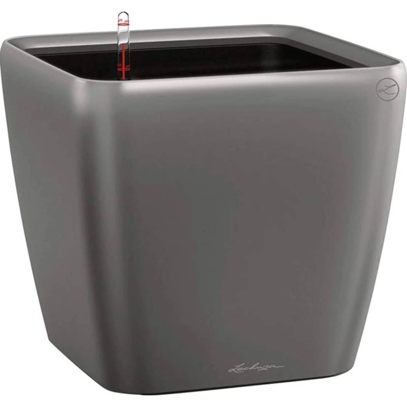 Lechuza® Pflanzgefäß Quadro Premium LS 22 cm x 22 cm x 21 cm Anthrazit metallic Lechuza® Pflanzgefäß Quadro Premium LS 22 cm x 22 cm x 21 cm Anthrazit metallic von Lechuza