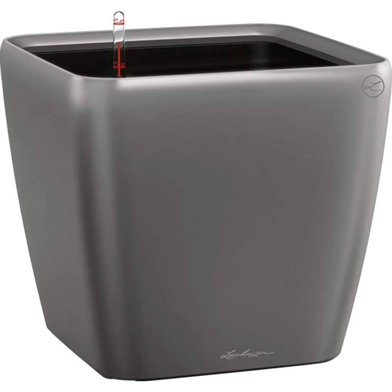 Lechuza Pflanzgefäß Quadro Premium LS 35 cm x 35 cm x 33 cm Anthrazit metallic Lechuza Pflanzgefäß Quadro Premium LS 35 cm x 35 cm x 33 cm Anthrazit metallic von Lechuza