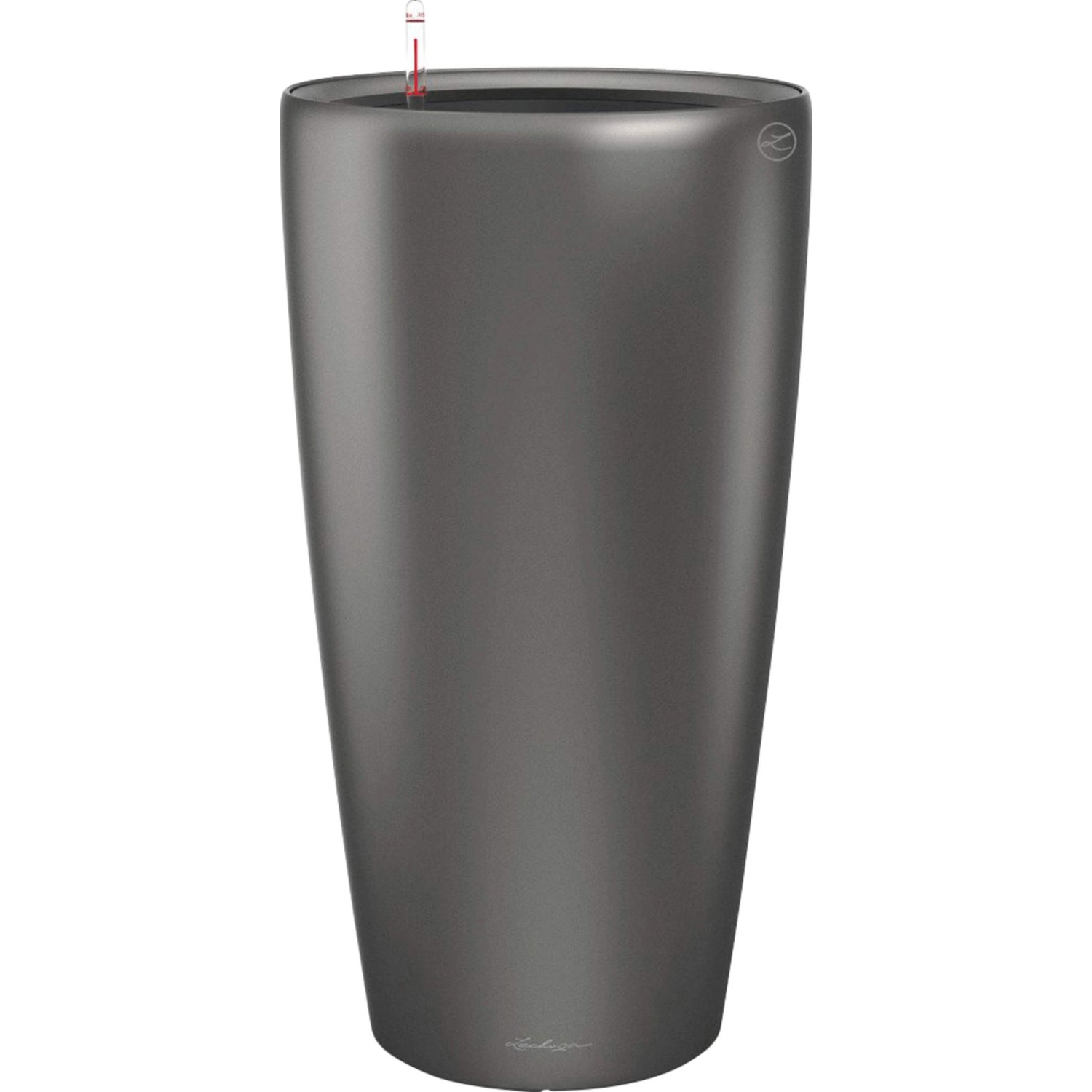 Lechuza Pflanzgefäß Rondo Premium Ø 40 cm x 75 cm Anthrazit metallic von Lechuza