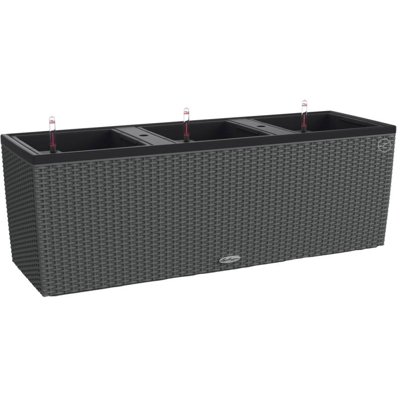 Lechuza Pflanzgefäß Trio Cottage 100 cm x 32 cm x 34 cm Granit von Lechuza