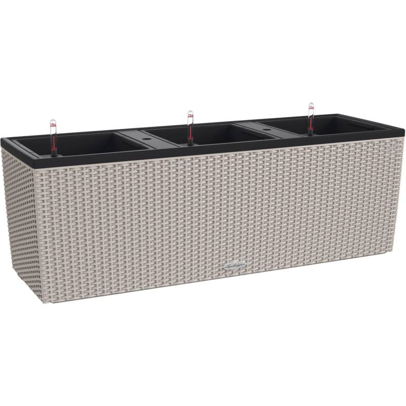 Lechuza Pflanzgefäß Trio Cottage 100 cm x 32 cm x 34 cm Sandbraun von Lechuza