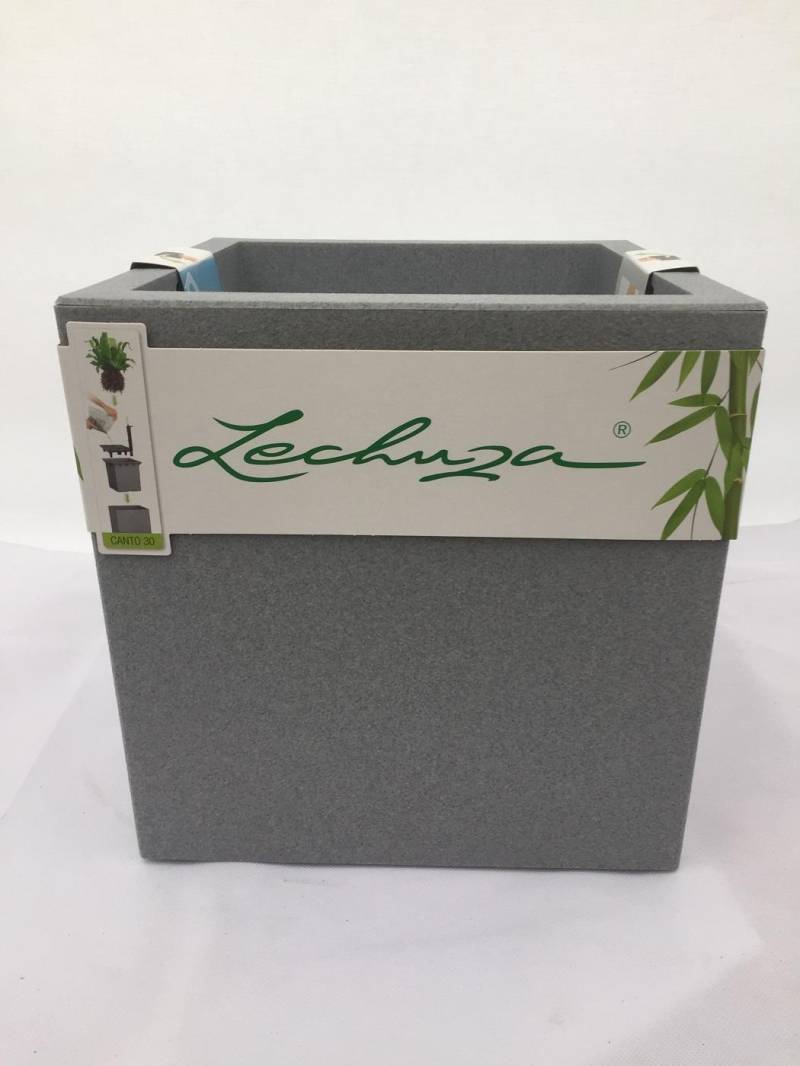 Lechuza Pflanzkübel eckig Canto Stone Low 30 steingrau Lechuza Pflanzkübel eckig Canto Stone Low 30 steingrau von geobra Brandstätter Stiftung & Co. KG LECHUZA