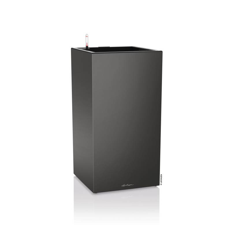 Lechuza Pflanzkübel hoch Canto Premium high 40 LED anthrazit von geobra Brandstätter Stiftung & Co. KG LECHUZA