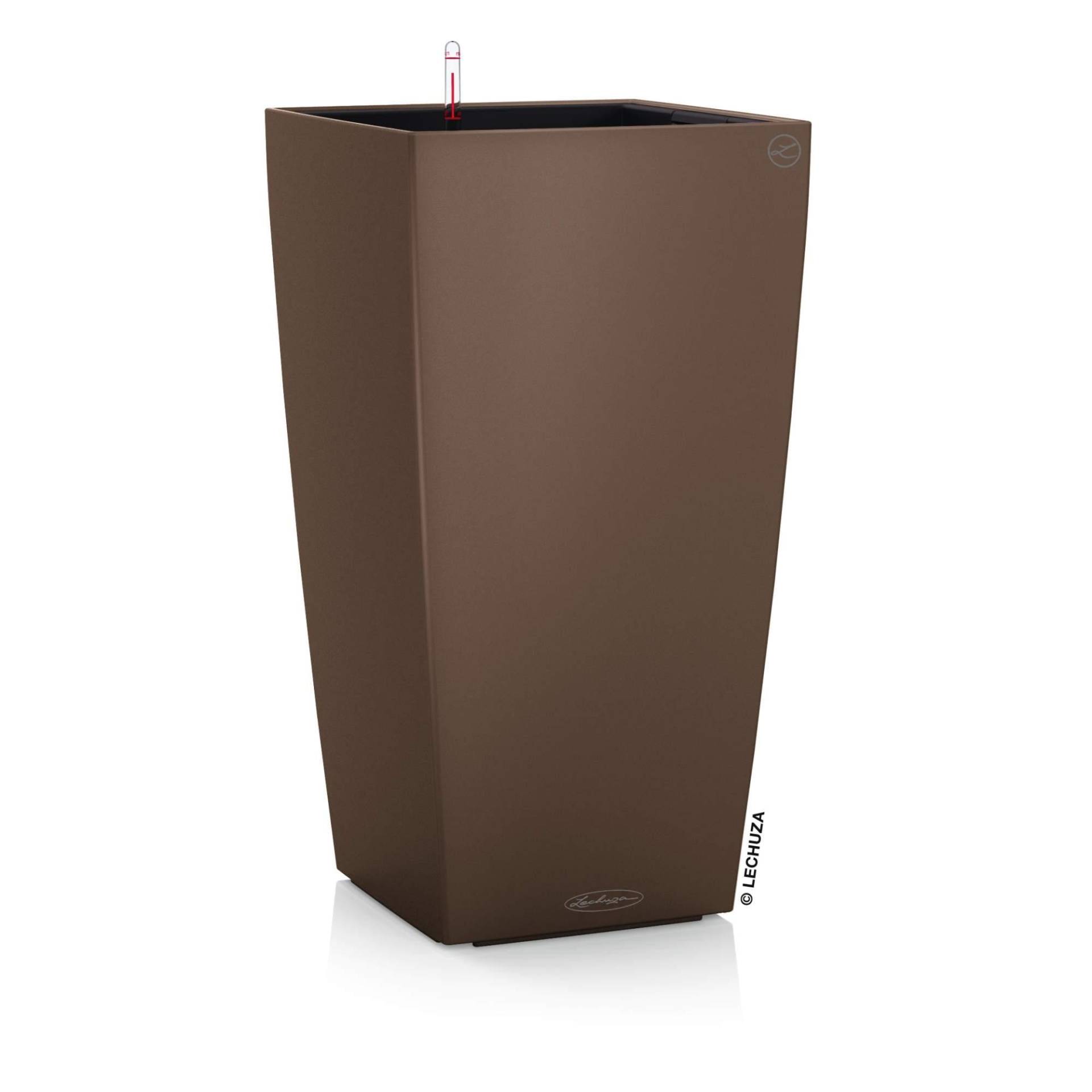 Lechuza Pflanzkübel hoch Cubico Color 40 muskat braun Lechuza Pflanzkübel hoch Cubico Color 40 muskat braun von geobra Brandstätter Stiftung & Co. KG LECHUZA