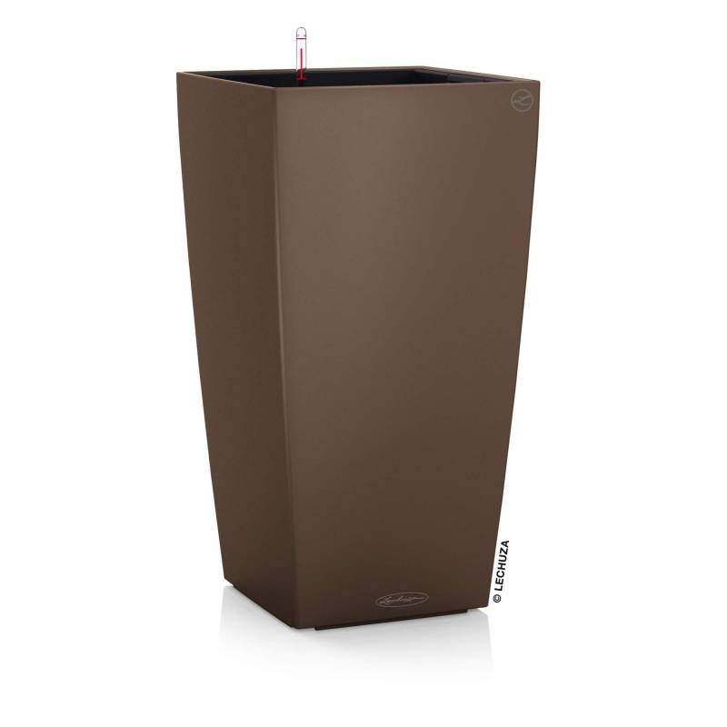 Lechuza Pflanzkübel hoch Cubico Color 40 muskat braun Lechuza Pflanzkübel hoch Cubico Color 40 muskat braun von geobra Brandstätter Stiftung & Co. KG LECHUZA