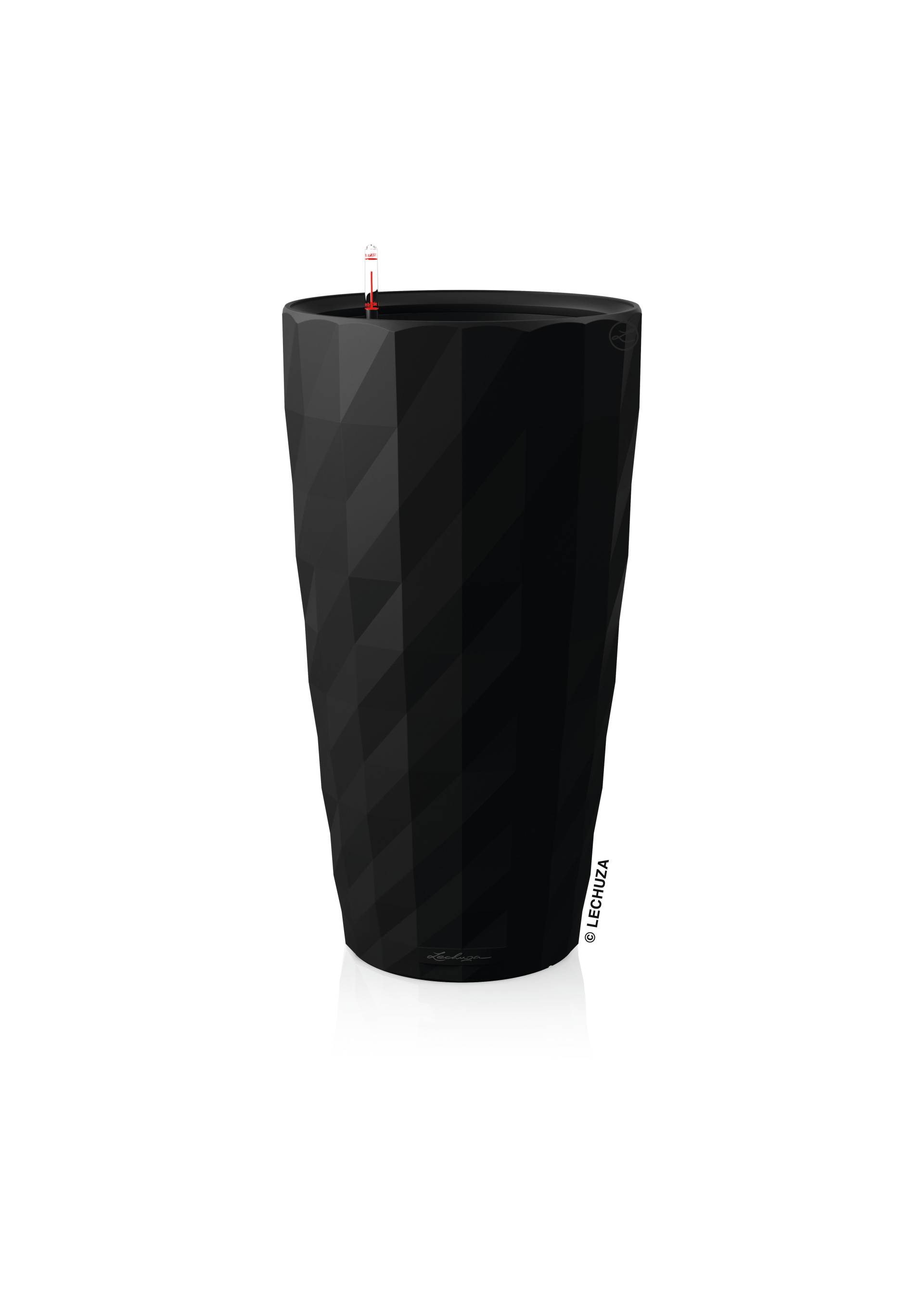 Lechuza Pflanzkübel hoch Diamante Premium 40 schwarz matt von geobra Brandstätter Stiftung & Co. KG LECHUZA