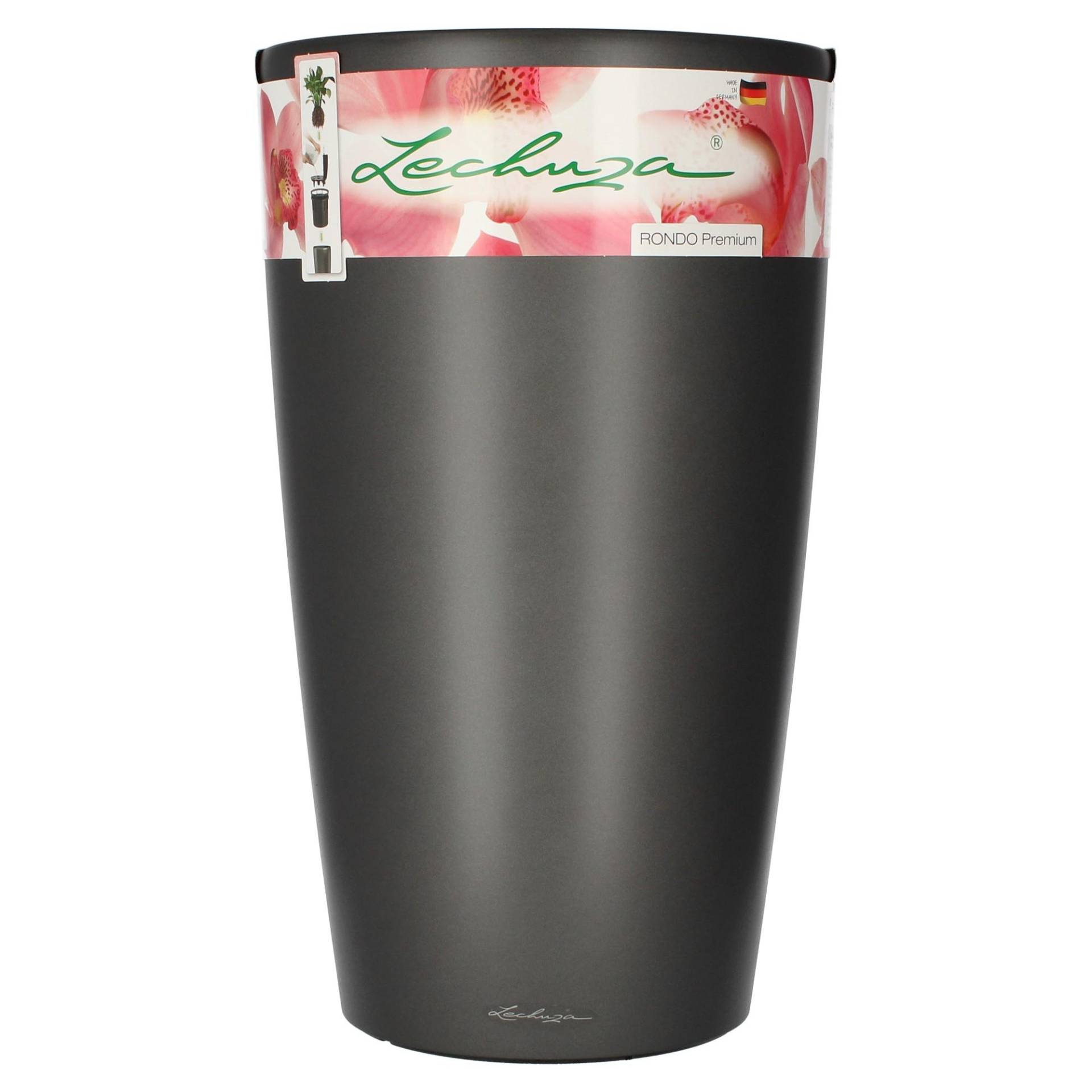 Lechuza Pflanzkübel hoch Rondo 32 anthrazit Wasserspeicher Lechuza Pflanzkübel hoch Rondo 32 anthrazit Wasserspeicher von geobra Brandstätter Stiftung & Co. KG LECHUZA