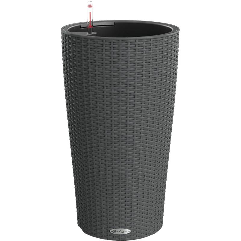 Lechuza Pflanzsäule Cilindro Cottage Granit Ø 23 cm integr. Bewässerungssystem von Lechuza
