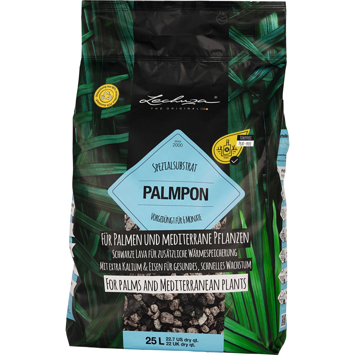 Lechuza Pflanzsubstrat Palm Pon 25 l Neutral von Lechuza