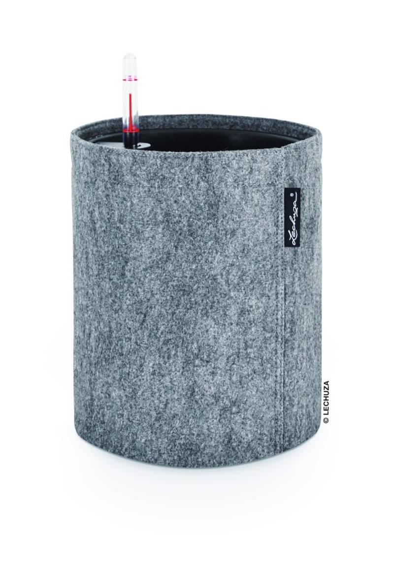Lechuza Pflanztopf Trendcover 23 cm Filz dunkelgrau von Lechuza