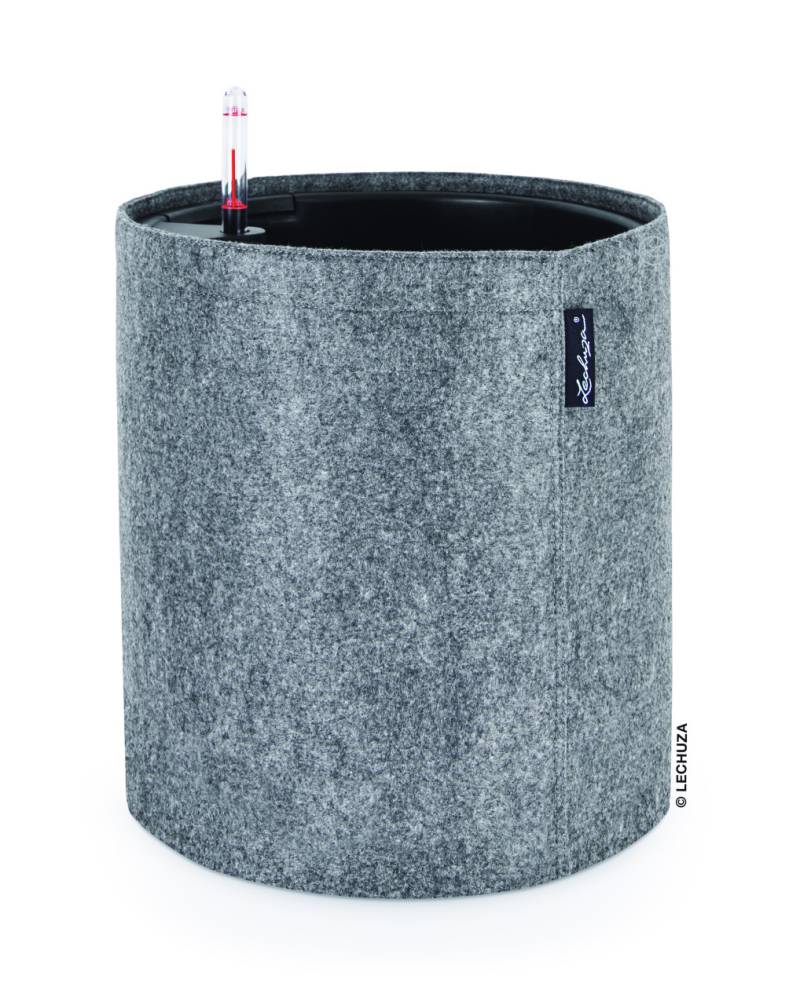Lechuza Pflanztopf Trendcover 32 cm Filz dunkelgrau von Lechuza