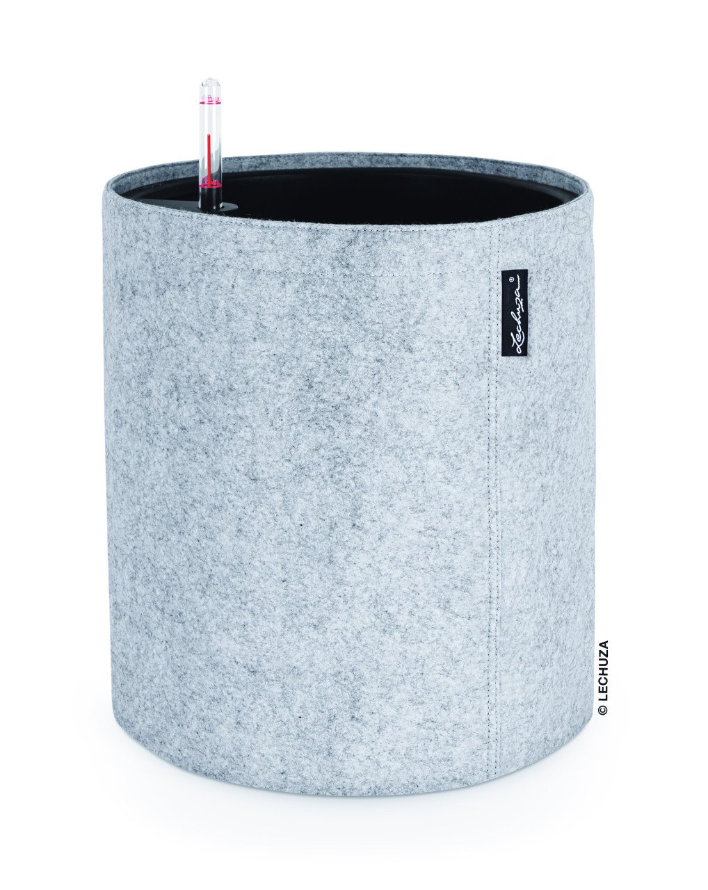 Lechuza Pflanztopf Trendcover 32 cm Filz hellgrau von Lechuza