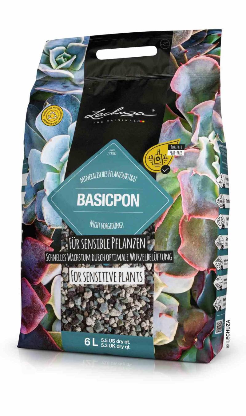 Lechuza Pon Basicpon 6L ungedüngt 19551 von geobra Brandstätter Stiftung & Co. KG LECHUZA